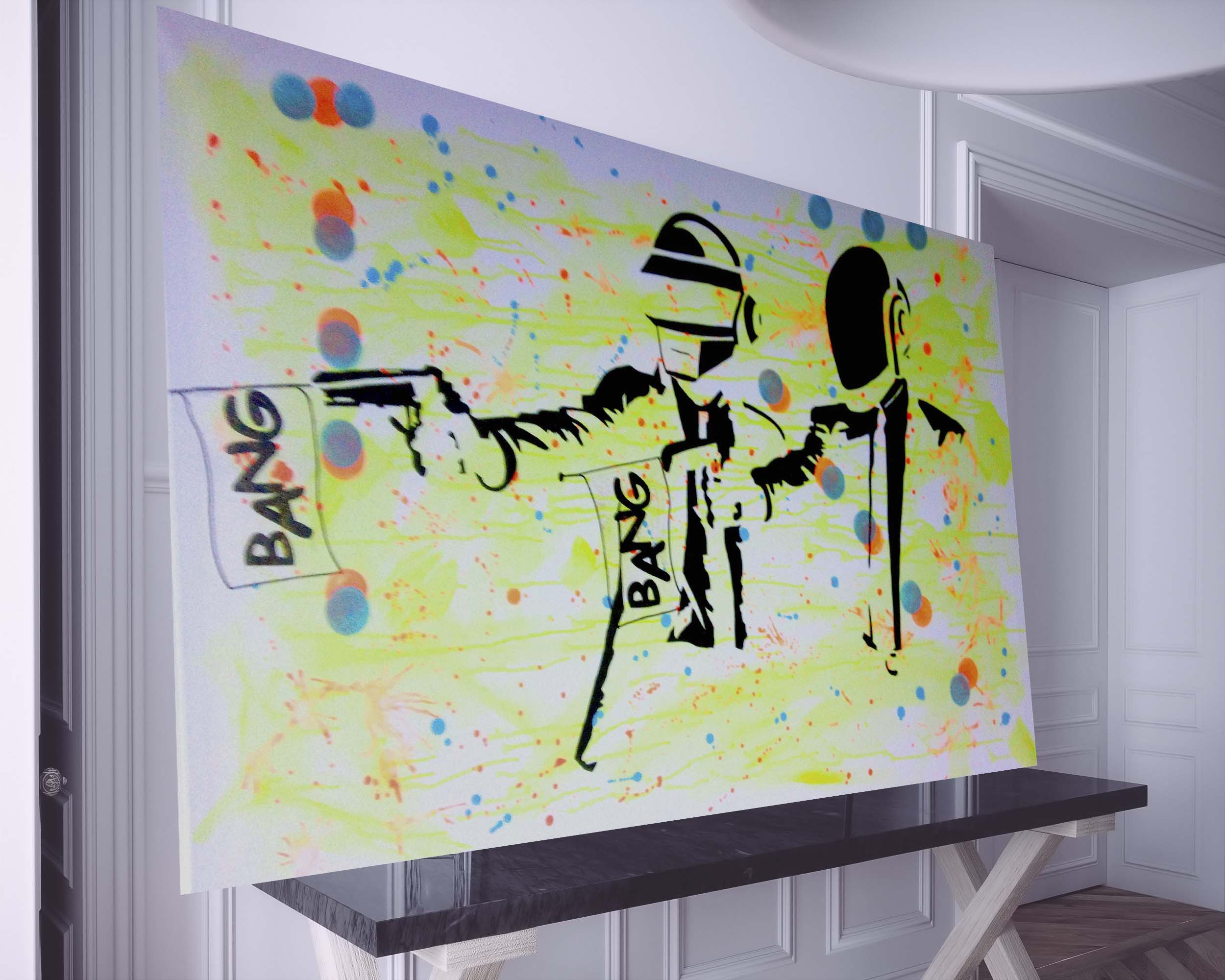 Bang Bang - 2016, acrylics on canvas